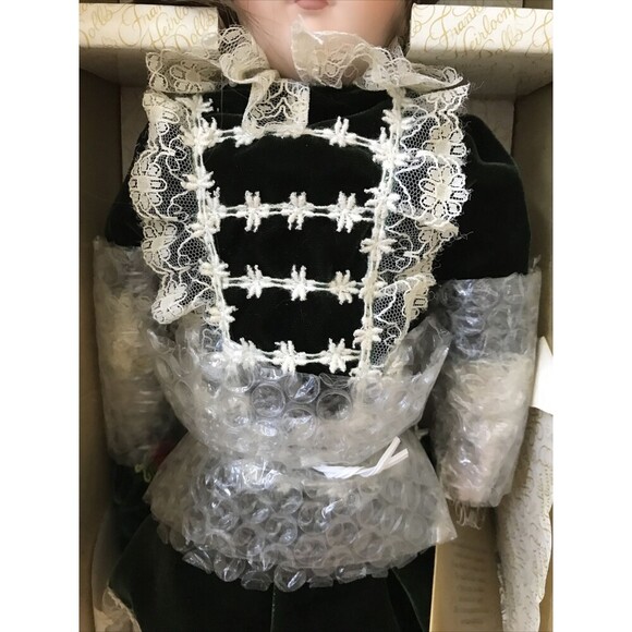 Franklin Heirloom Ladies Home Journal 1984 Centennial 16" Emily Porcelain Doll - Picture 4 of 4